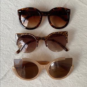 Cat eye sunglasses